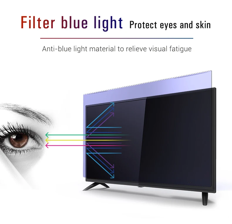 Large Size 55 Inch Tv Screen Protector / Monitor Screen Protector For