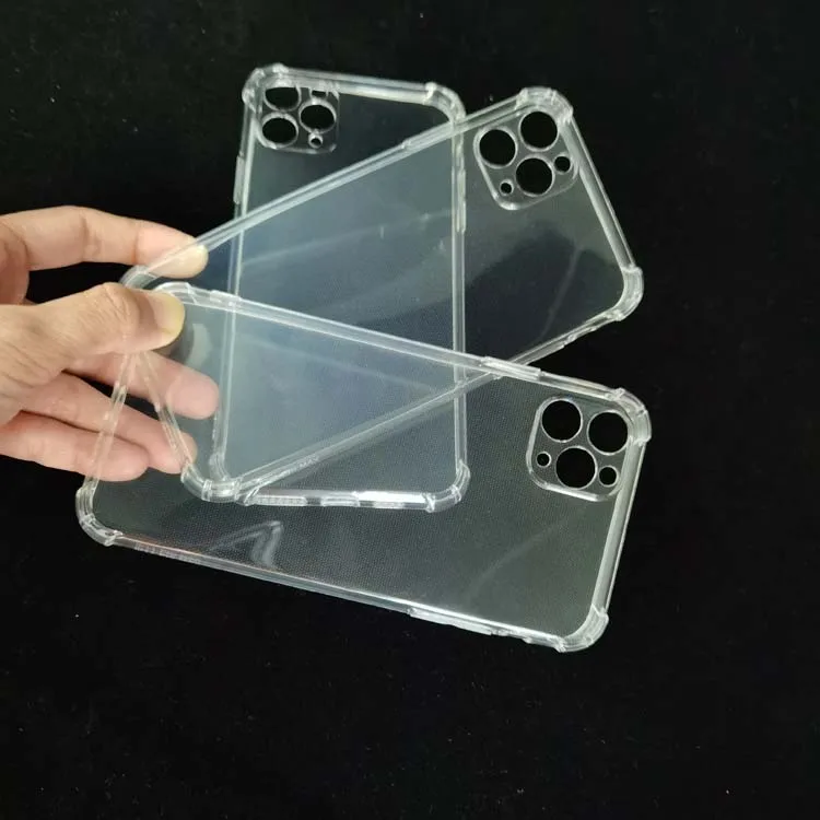 

Wholesale 1.5mm Clear Shockproof Crystal Airbag Small Hole Camera Protector Soft Transparent Phone Back Cover Case for LG K61