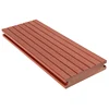 Synthetic Wpc Wood Grain Decking Floor for ecological garden