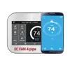 EC FAN 4 pipe thermostat Hot Sale Wifi Temperature Controller Modbus RTU RS485 thermostat