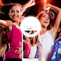 

universal portable led ring selfie light phone case usb logo wholesale tiktok ring selfie light