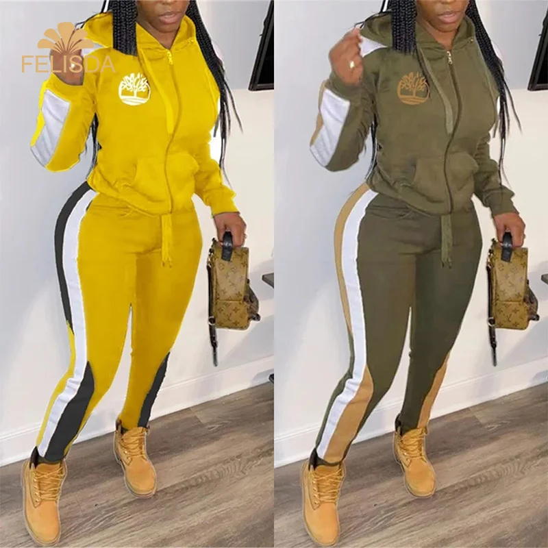 

Sweatsuit for Women Tracksuit Two Piece Set Joggers Outfits Warm Sports Active Wear Zip-Up Hoodie Sweat Suits Pants