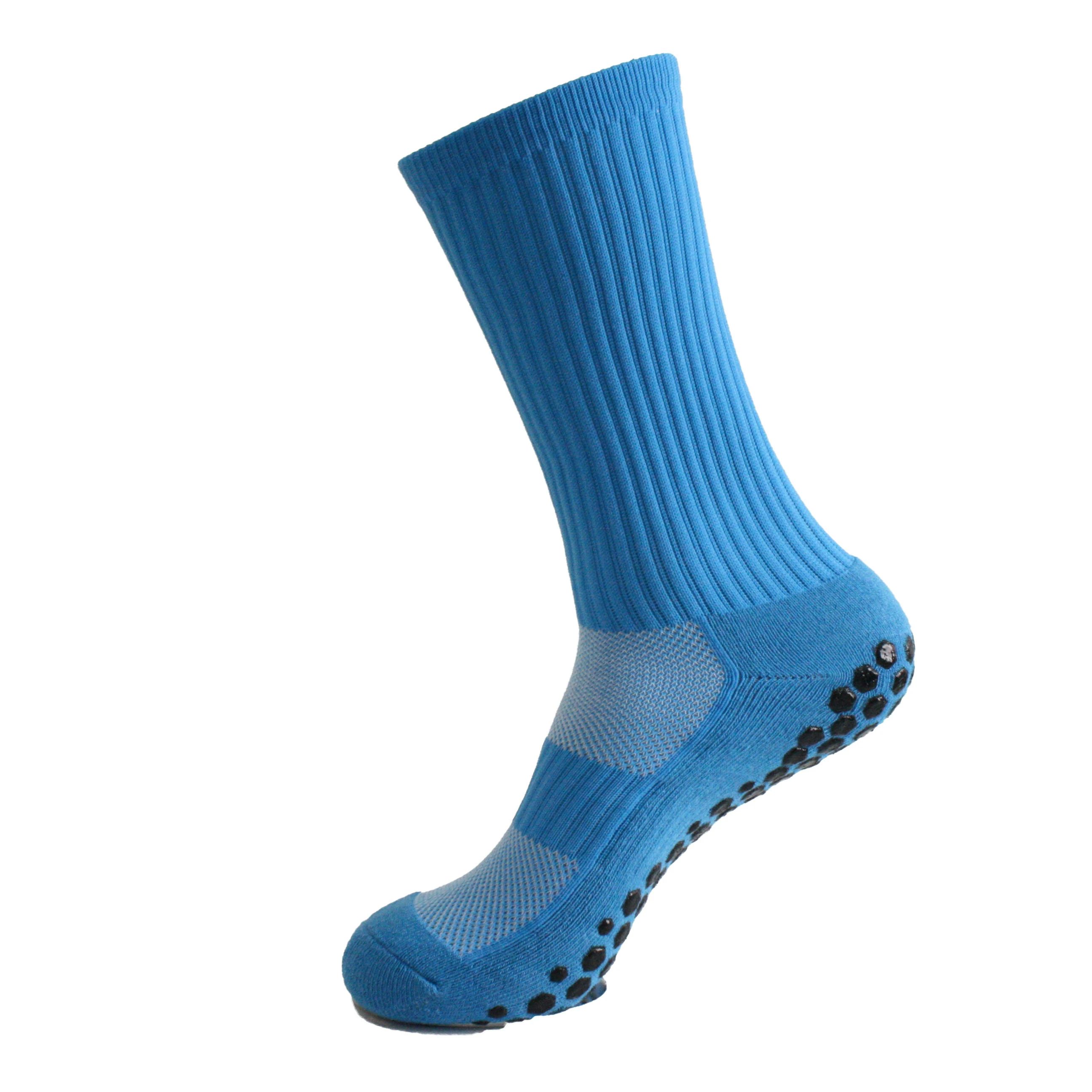 

sport cotton anti-slip grip crew socks, Customized color