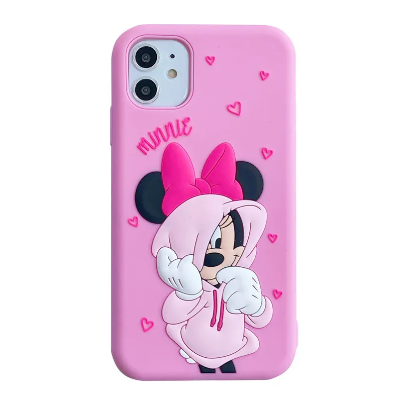 

Cartoon Mickey iphone 11pro Protective case for Apple11 Creative stereo silicone drop-resistant phone case