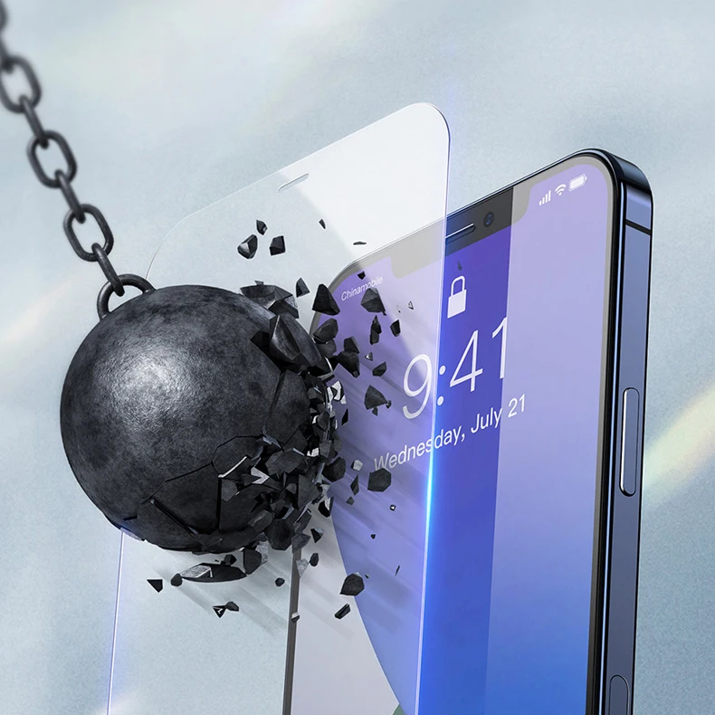 

2.5D full glue Tempered glass For iPhone 12 Pro Max Glass for Phone screen protector Nano film