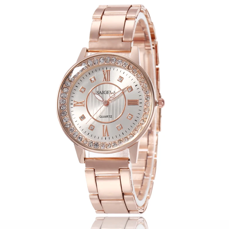 

4047 Women Watches New Rose gold Ladies Bracelet Watch womens quartz dress wristwatch feminino reloj mujer, 6 color as photo