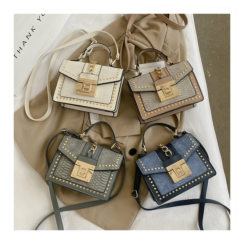 

Small Crocodile Print Flap Bags For Women 2021 Leather Mini Handbag Ladies Shoulder Bag Lady Messenger Crossbody Hand Bag, Khaki, blue, beige, gray