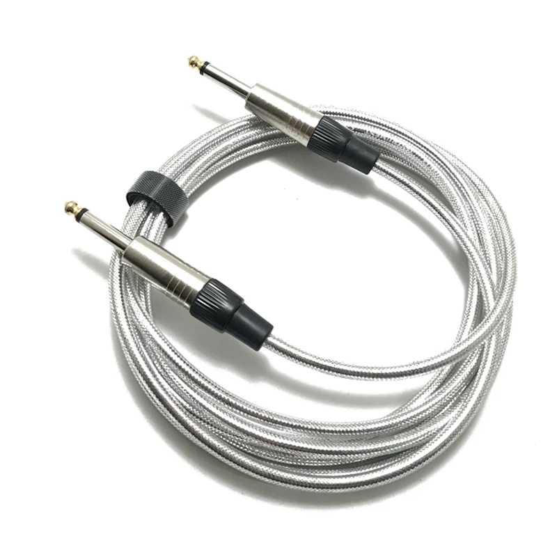 

OEM factory 21AWG Straight 6.35mm 1/4 Inch instrument guitar cable for Electric Guitar/Keyboard