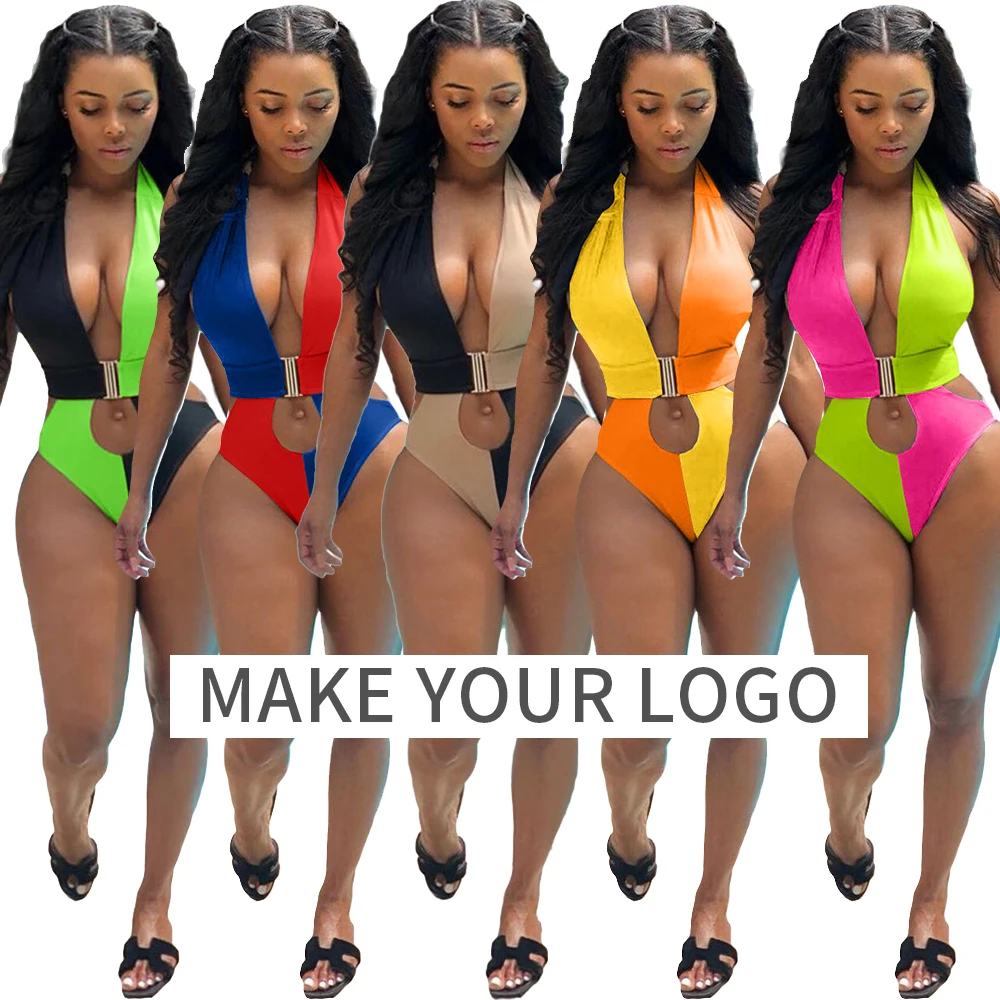 

New 2021 Brazilian Neon Bikini Bandage Bathing Suit