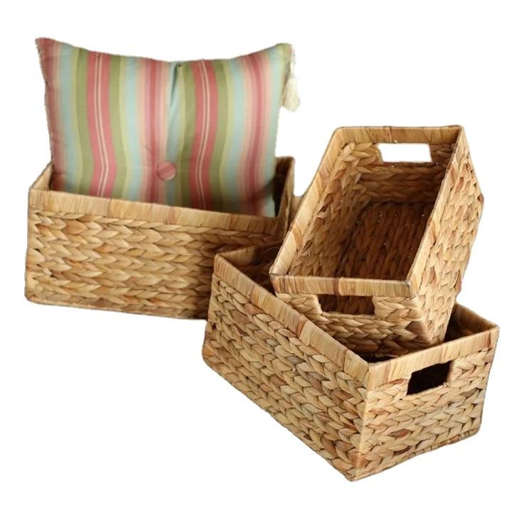 

Gourd grass basket wicker storage box miscellaneous clothes room bedroom drawer type storage basket