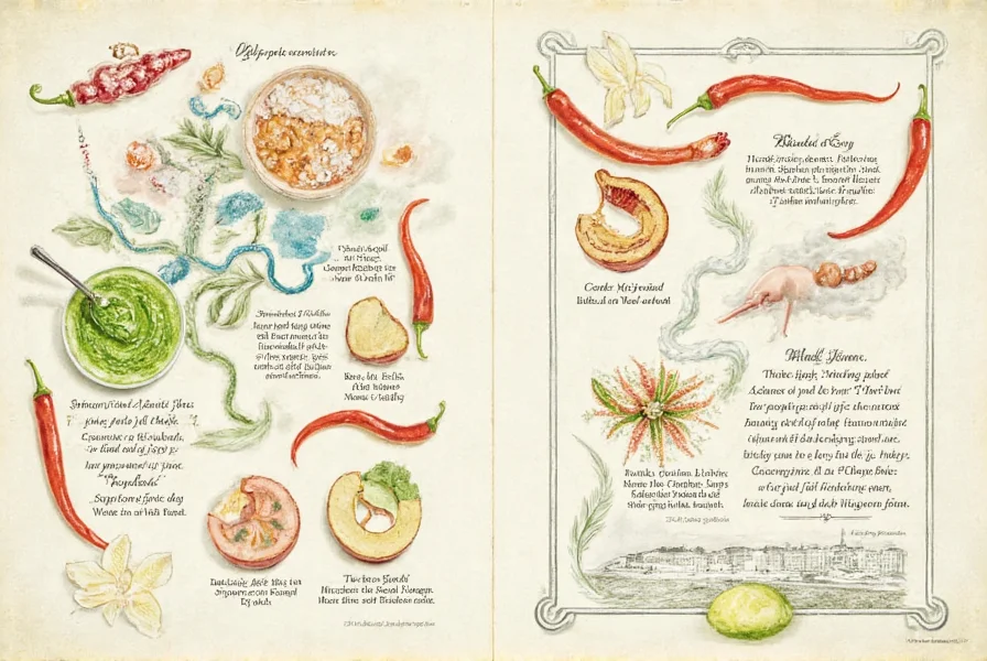 Comparison Chart of Common Chilis Including Aleppo Pepper on Scoville Scale