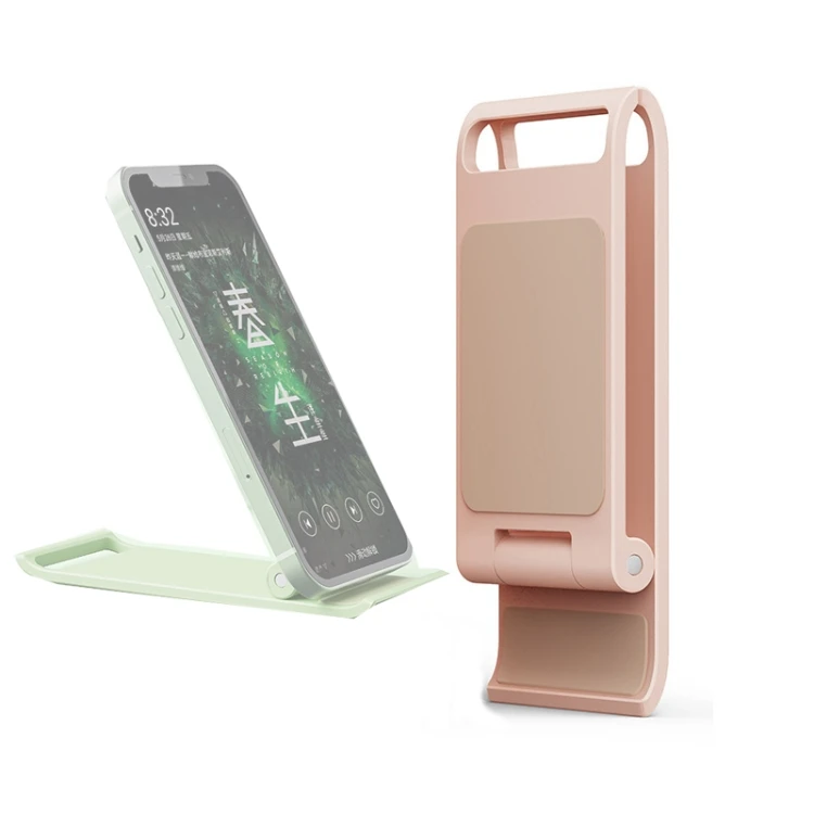 

Factory wholesale 2 PCS wholesales new design plastic foldable cell phone stents tablet holder Plastic Folding Stand