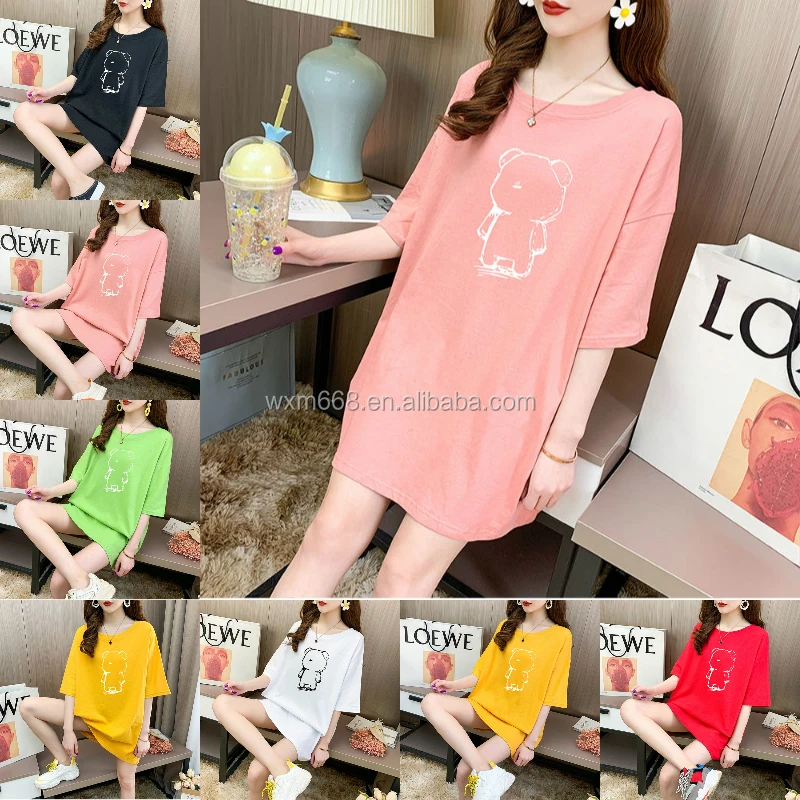 

2020 loose women's t-shirts plus women's t-shirts printed cotton women's t-shirts are cheap Ladies't-shirt