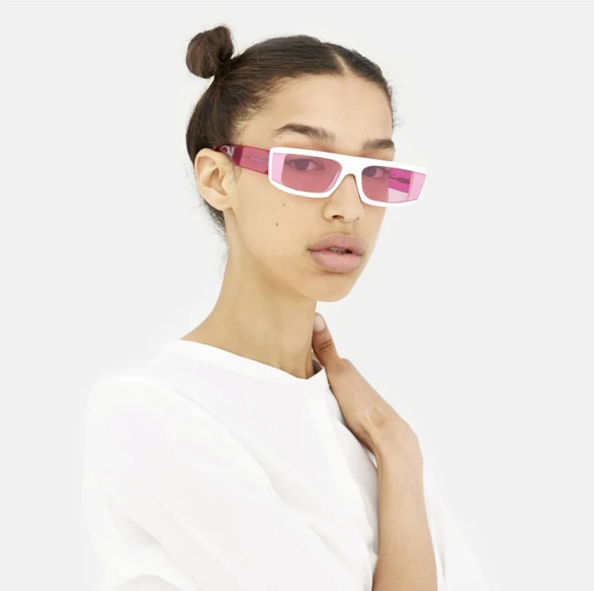 

Lmamba 2021 Designer frame woman men sunglasses colorful square outdoor cycling glasses logo customized trendy sunglasses