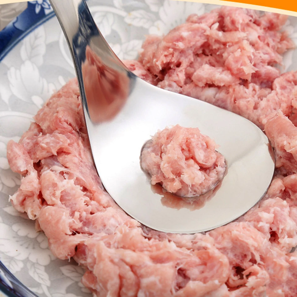 

Transhome Meatball Maker Spoon Stainless Steel Non-Stick Meatball Maker Cooking Tools Kitchen Gadgets And Accessories, As photo