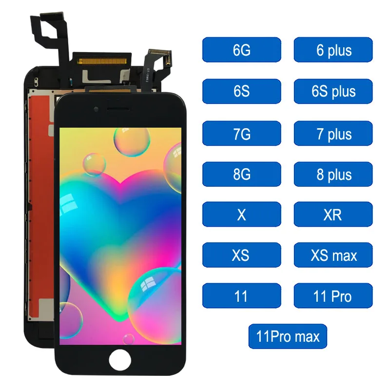

Factory price Wholesale for iPhone 6s lcd screen replacment, for iphone 6s Display screen, Black/white