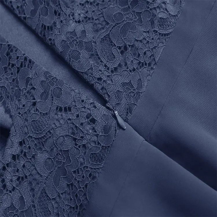 2019 Dropship Clothes Lace Upper Scoop Skater Dress Mother Of The Bride Dress