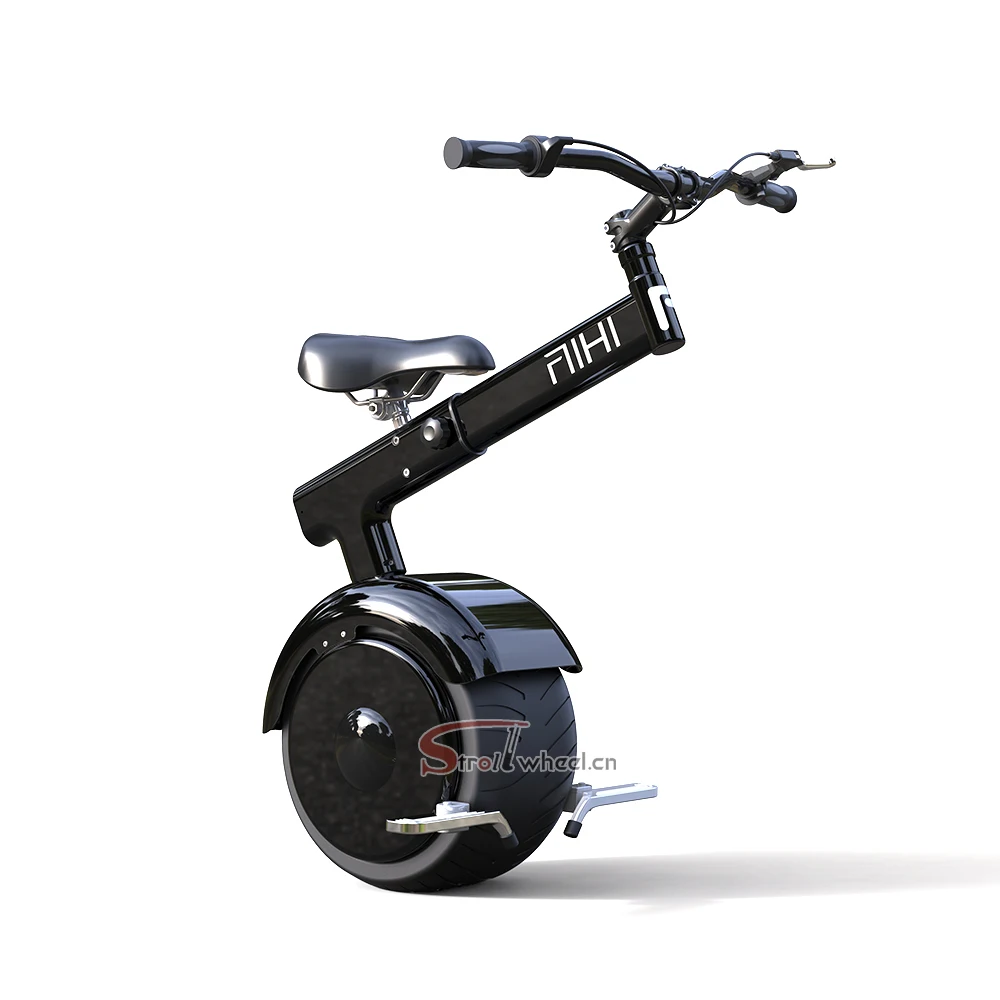 

Unicycle electric scooter one wheel self-balancing, White/black