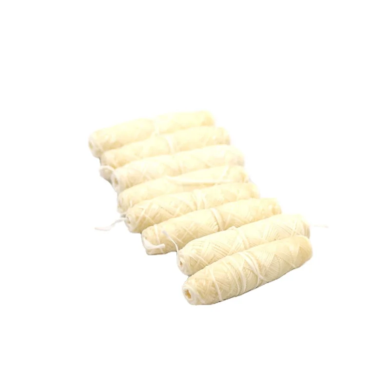 

100% biodegradable natural silk dental floss with  floss length, White black