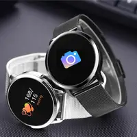 

free shipping RUNDOING smart watch OLED color screen smart watch women fashion fitness tracker heart rate