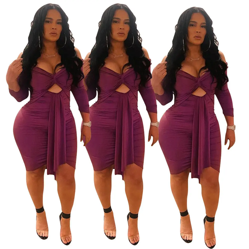 

21025-SW90 strapless bodycon styles clothes casual dresses women sehe fashion, 1 colors