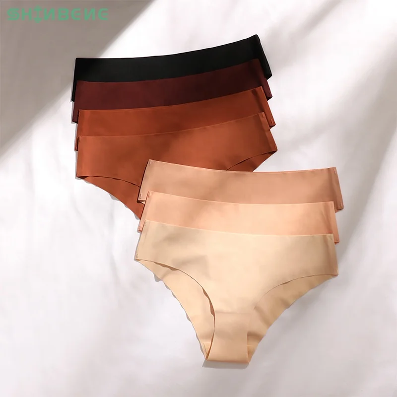 

SHINBENE Underwear Thin String Ice Silk Underwear Thong Seamless Thongs for Women No Show Thong