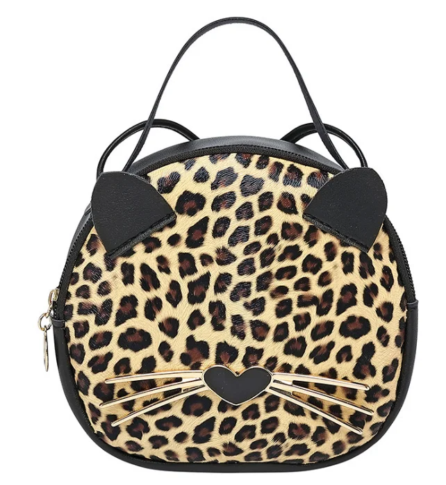 

New cat cartoon small round bag mini mobile phone bag coin purse, Various