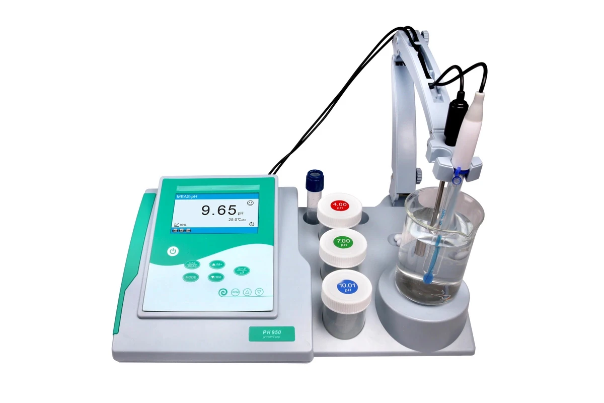 NADE Benchtop pH Meter PH950(0~14pH, 0.01)with Data storage