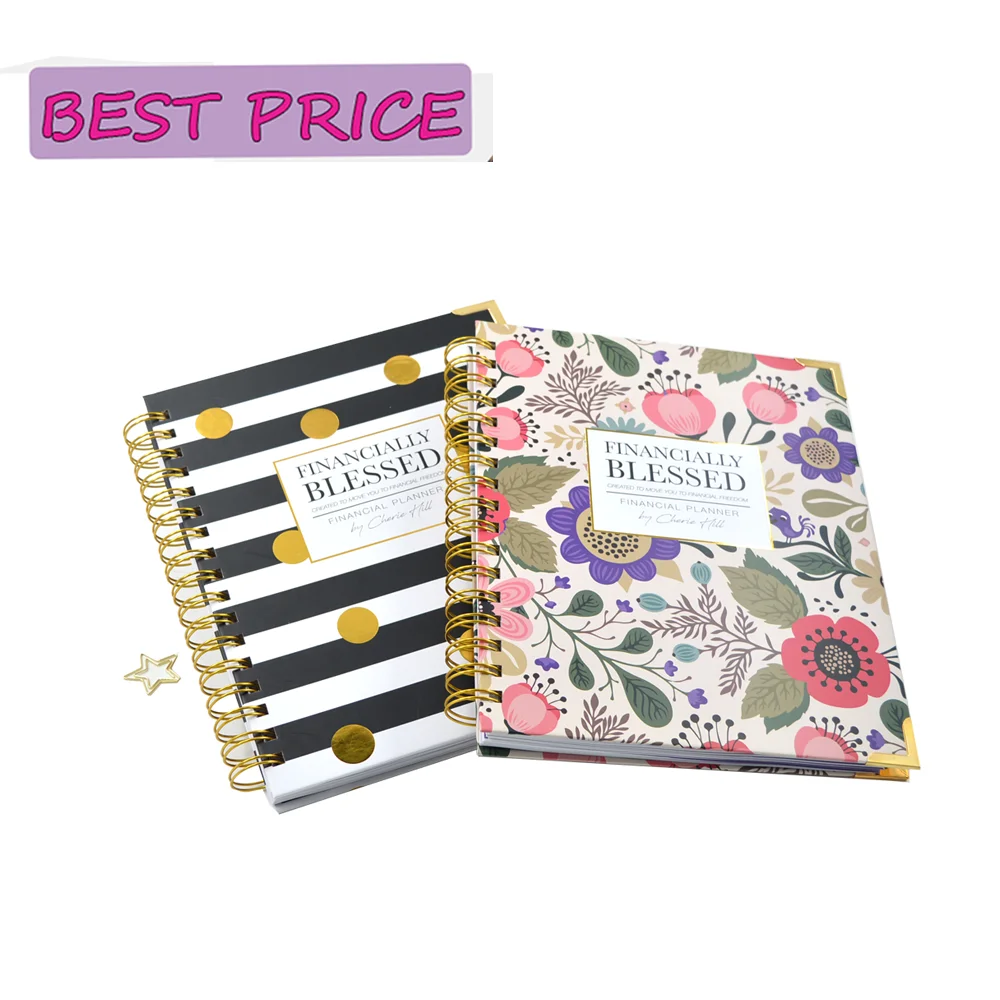 
Free Sample Custom Gold Spiral 2021 2022 A4 A5 Weekly Daily Planner Notebook Printing  (60389483071)