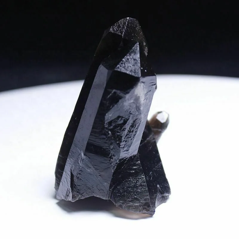 
Natural smoky quartz double terminated crystal healing points wands large size tea crysal,Smoke crystal cluster for decoration 