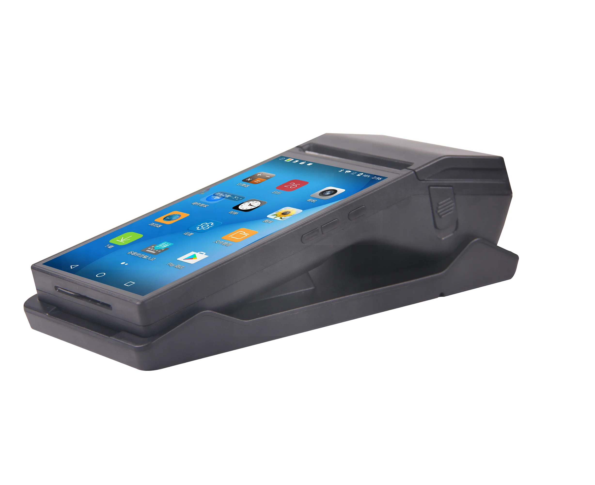 

7 Inch Handheld Android Tablet Mobile Pos Terminal With 80mm built-in Thermal receipt and label Printer