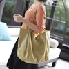 Wholesale fashion large capacity women lady tote bags simple casual solid color pu leather handbag