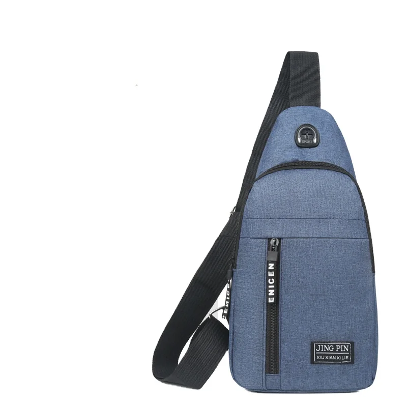 

Brand Men Unisex Shoulder Bag Sling Chest Pack Fashion Casual Sports Crossbody Male Fashion Messenger Bag Travel Bags, As picture