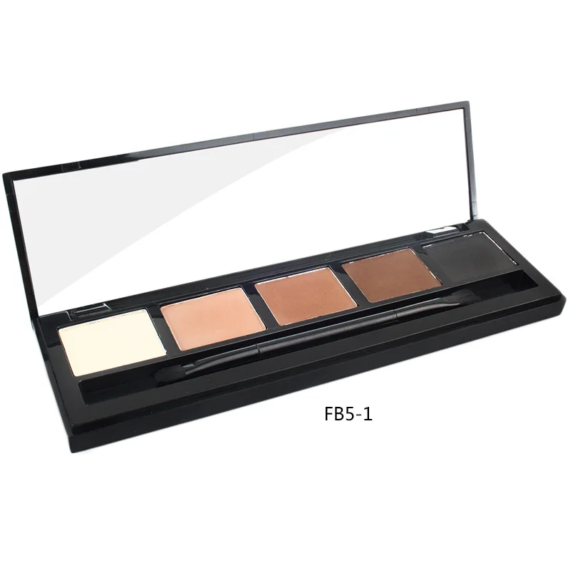 

Customize High Quality Waterproof Private Label 5 Color Eye Brow Kit Eyebrow Powder Nasal Shadow Palette