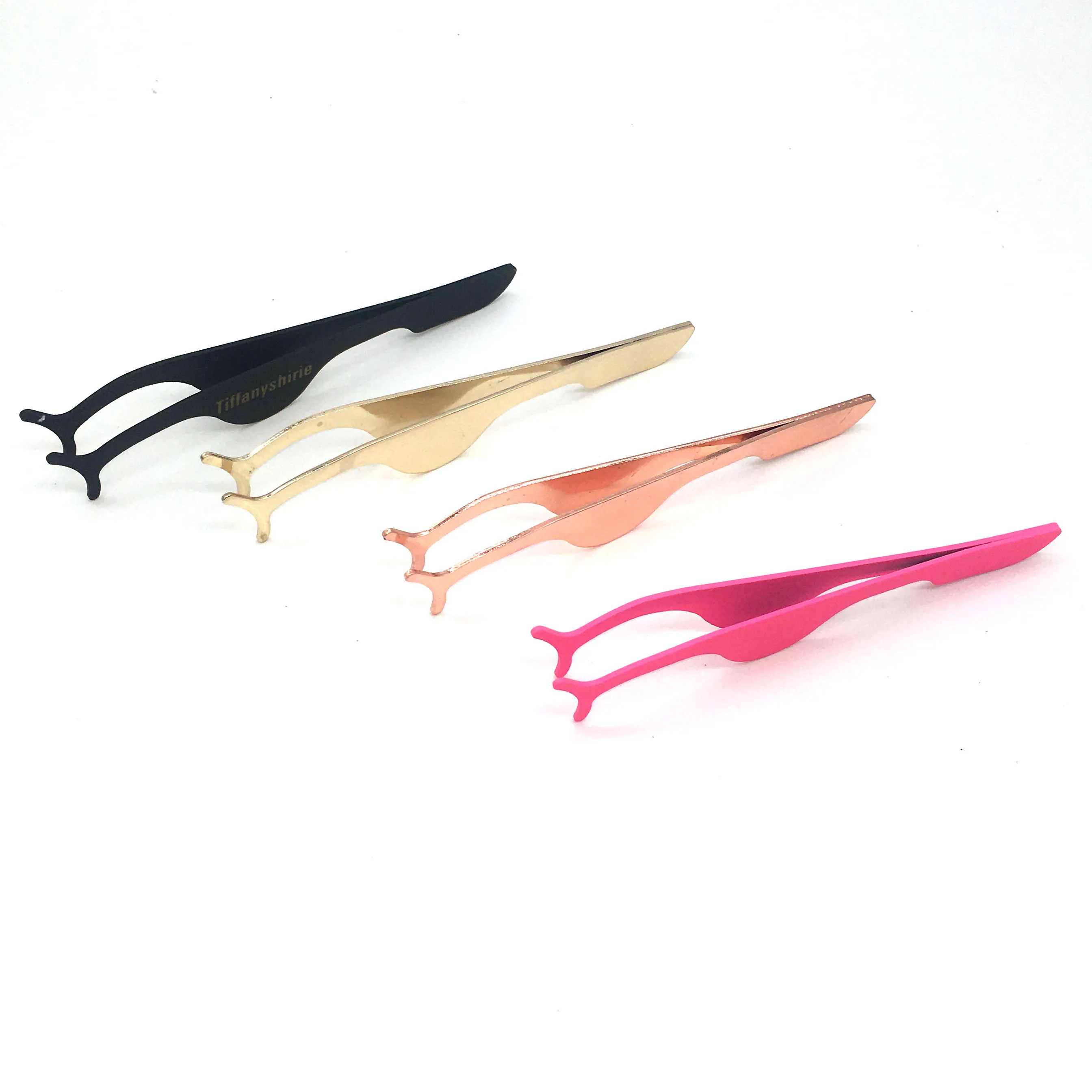 

quality volume bulk custom logo extension eyelash tweezers