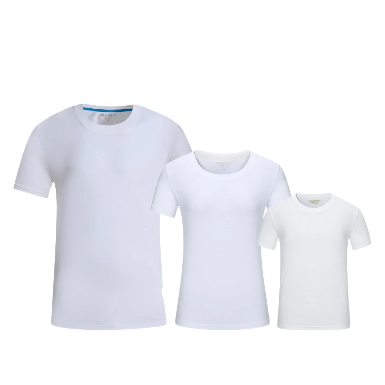 

220g Pure Cotton Men's T-shirt Custom Advertising Shirt Overalls Printed Logo Short-sleeved O-Neck Parent-child T-shirt