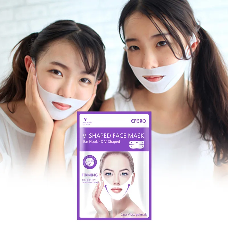 

Wholesale V Shape Gel Mask Improve Contour Firming Skin Lifting Facial Mask