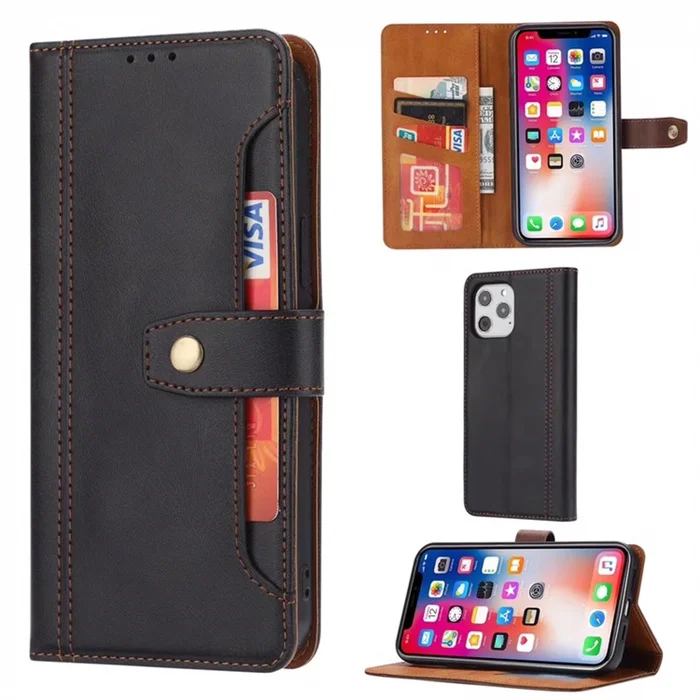 

Phone Accessories for iPhone 13 , Credit Card Holder Wallet Leather Protective Case for IP 8 7 6 Plus XS XR X 12 mini 11 Pro Max, 3 colors