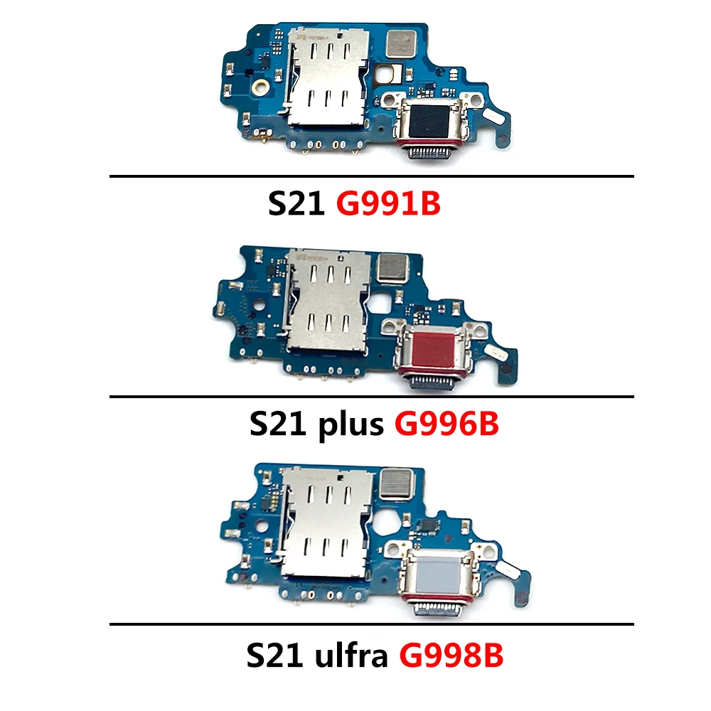 

100% Original USB Port Connector Charging Board Flex Cable For Samsung S21 Ultra S20 Plus S20 Fe 4G 5G conector de carga