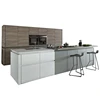 Custom High Gloss Lacquer Modern Kitchen Furniture Kitchen Cabinet