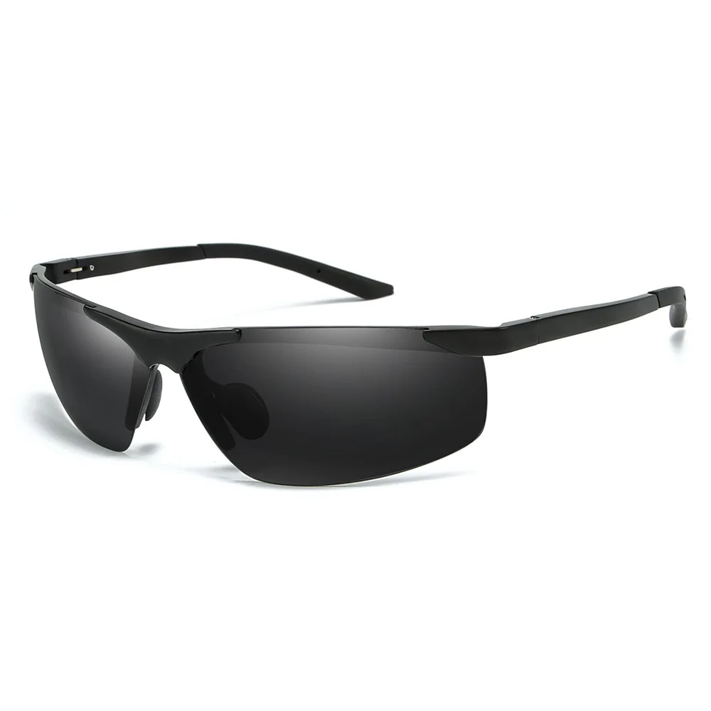 

MOCOO fashion aluminum and magnesium TAC sun glasses half-frame driving man sunglasses, As you see