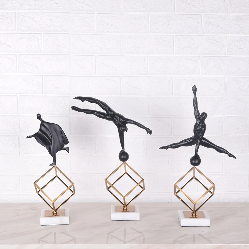 

HOME DECORATIVE ACCENT MODERN SPORTS SCULPTURE FIGURINE STATUE SCULPTURE