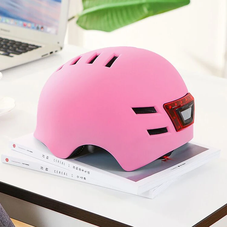 
Electric Custom Bicycle Cycle Riding Skate Scooter Bike Helmet With Signal Light 