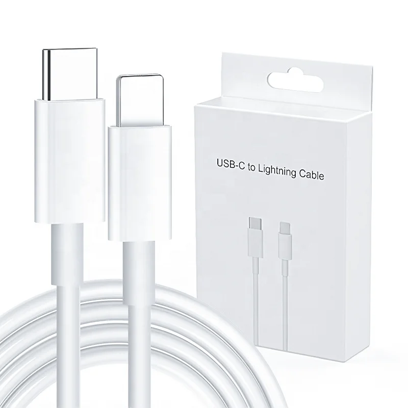

Amazon Hot Selling 2021 3ft 1M OEM Logo USB C to Lighting Cable PD 18W Fast Charging Type C Cable for Iphone 12 Charger Cable