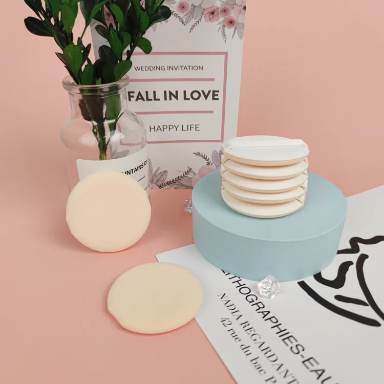 

Reusable microfiber makeup remover puff cleansing sponge for face cleaner plush puff