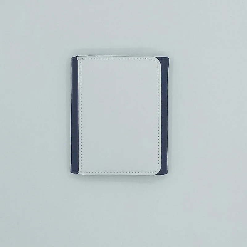 

Tri-fold PU Smart Wallet Men Wallet for Sublimation Printing, Black