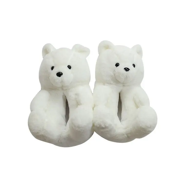 

The Latest Color Hot selling Fashion Lovely plush slipper panda indoor animal Bear slippers for women, Picture