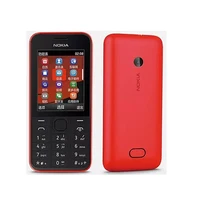 

Nokia 208 Mobile phone Unlocked Single Sim Bar Cell Phone Multi-language 3G 2G GSM Bluetooth FM Radio