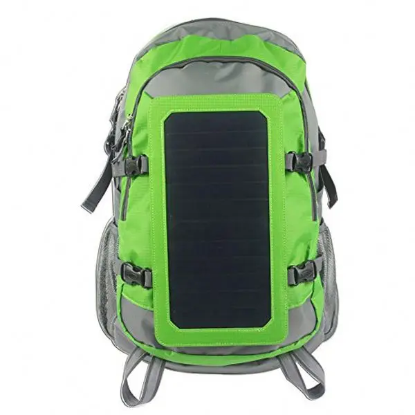 

Solar Panel Outdoor Sports Travelling Backpack For Mobilephone Power Supply