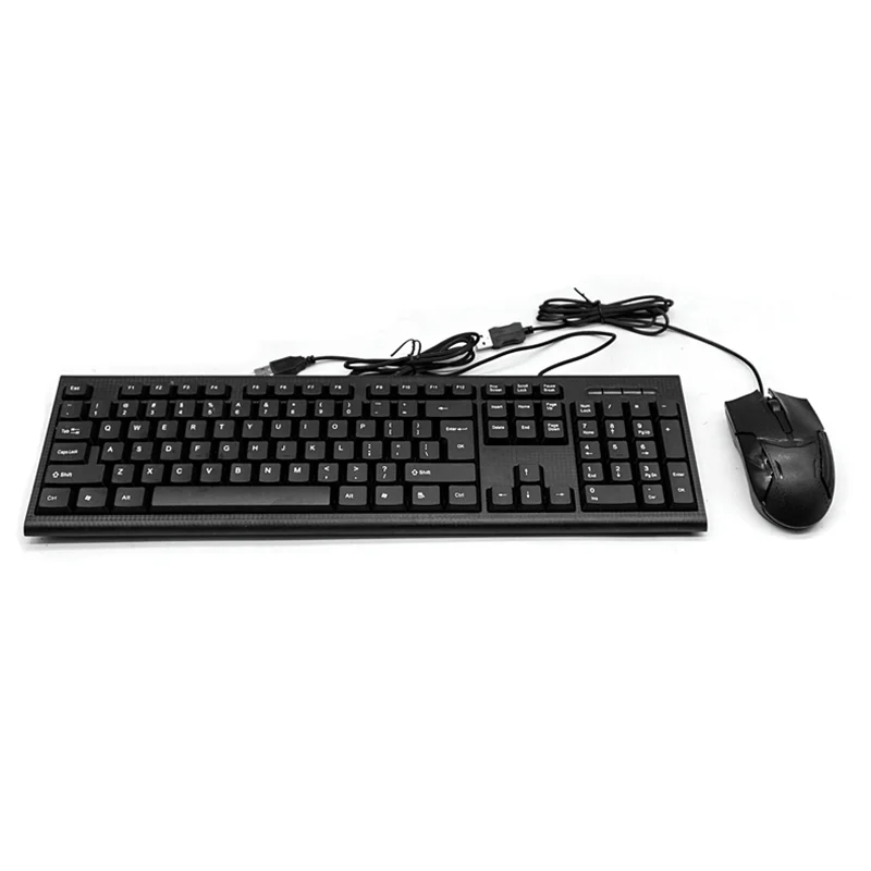 

AIWO Long Service Life Electronic Keyboard Plastic 60% Keyboard Gamer Wired Keyboard With USB Ps2 Connector, Black